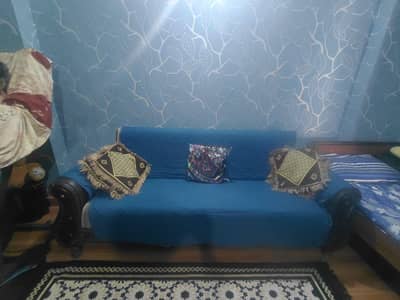 A sofa cumbad with storage
