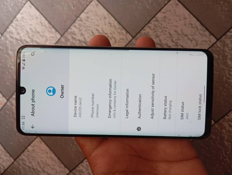 Sharp Aquos Zero 2 1