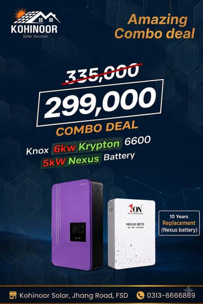 lithium battery/solar system/knox inverter/solar panel/48v battery