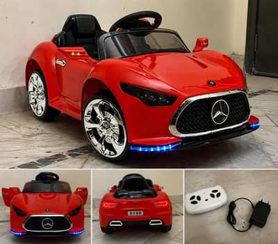 Kids Rechargeable Electric Car with Remote Control - Red
