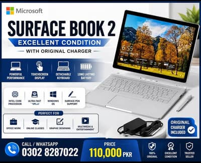 Microsoft Surface Book 2 laptop Excellent condition