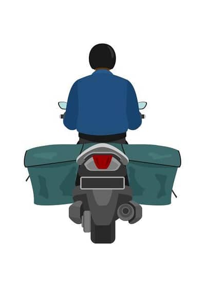 Bike rider Salesman