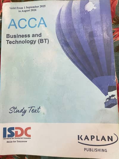 Bussiness and technology book of ACCA