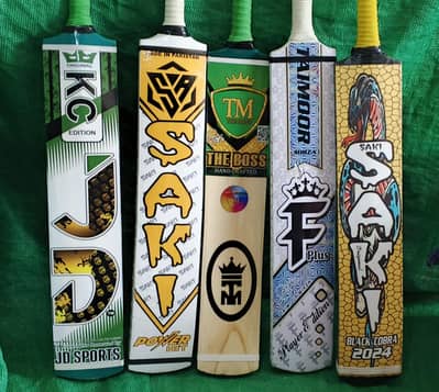 Tapeball Light Weight Bat Rawalkot Wood Premium look