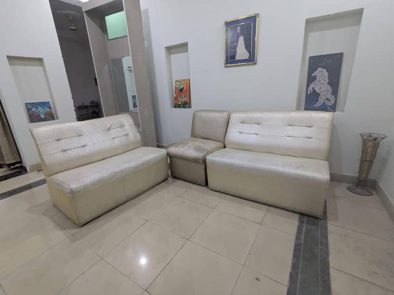 3 Single + 3 double sofa set 0