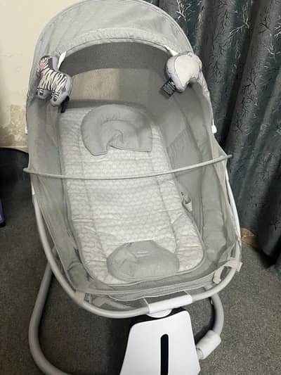 Mastella 3 in 1 Aura Deluxe Bassinet Electric baby swing