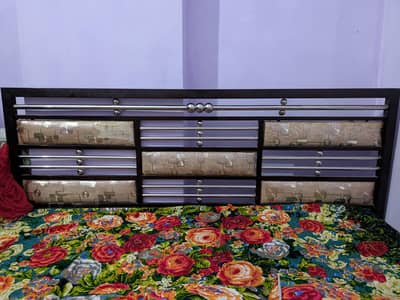 King Size Iron Bed with Mattress