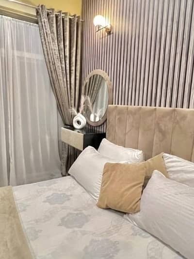 Daily basis and weekly basis one bedroom fully furnished luxury apartments available for rent Gulberg greens Islamabad