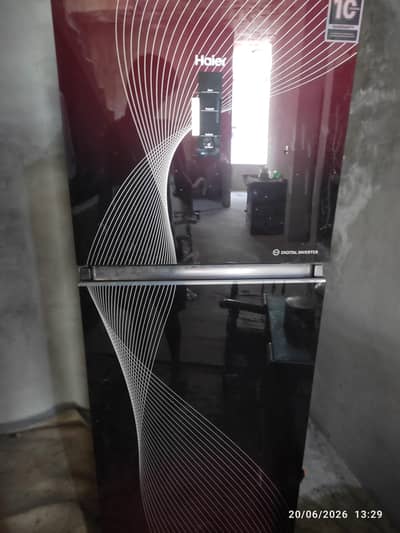 haier fridge almost new 3 month use