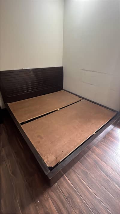 Bed and side table and dressing table