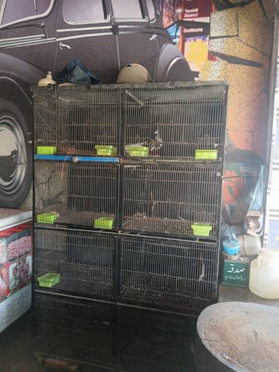 Cage for birds and animals