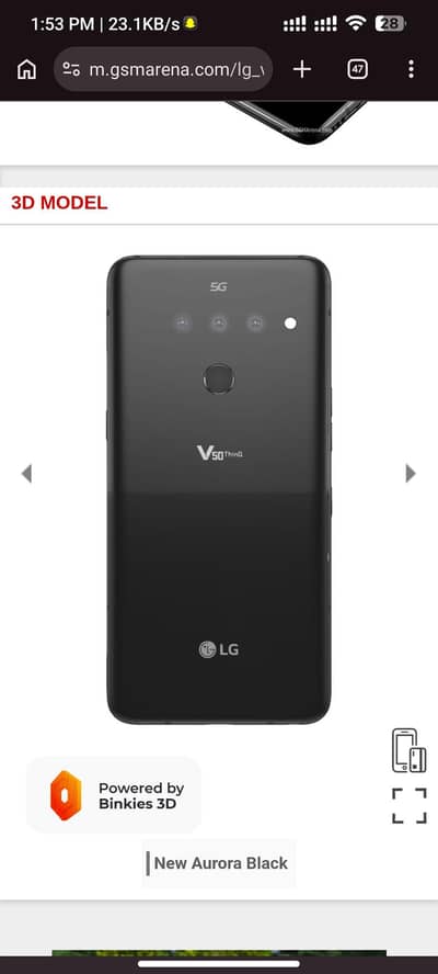 Need LG V50 ThinQ 5G "PTA pproved " 10/10 or 10/9 or 10/8 condition