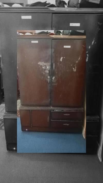 wood cupboard