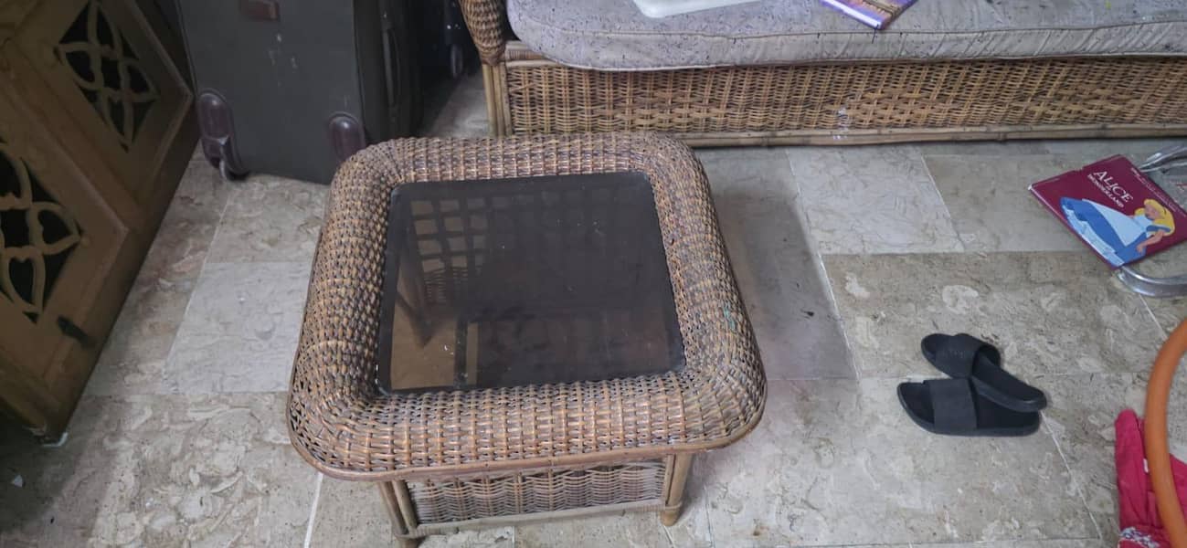 Cane Sofa Set 2