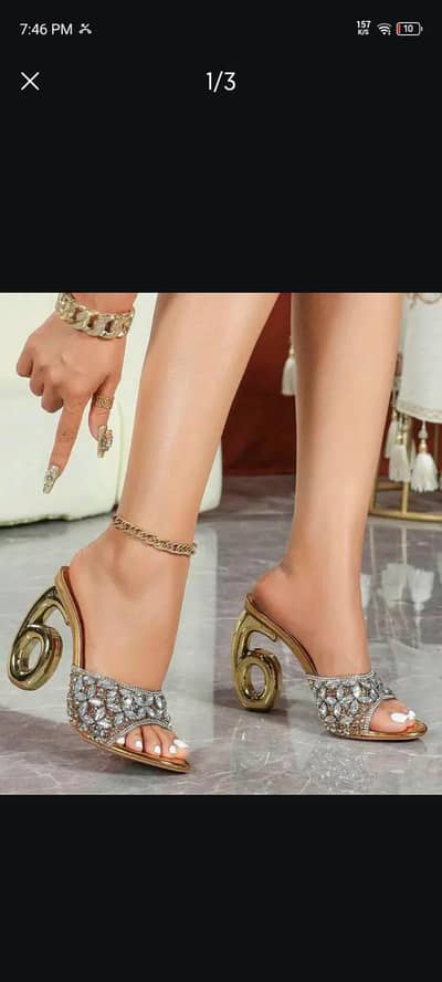 luxurious high heel