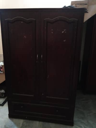 Full size wooden wardrobe used but in excellent condition