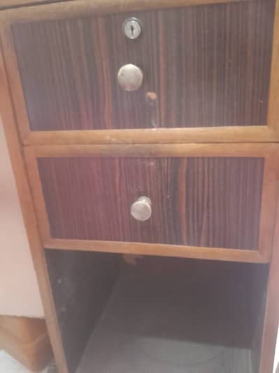 Small size cupboard and a side table