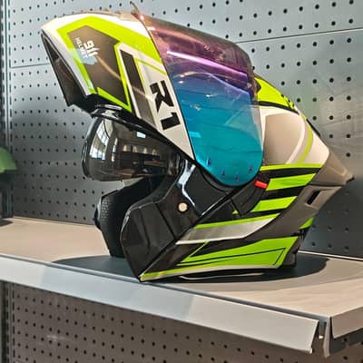 helmet with bluetooth mic for sale 03215307642)