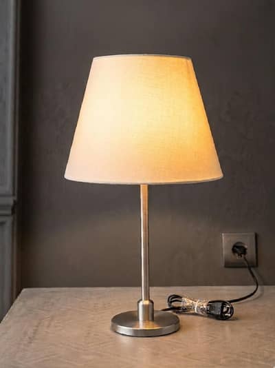 Stainless steel table lamp [PAIR]