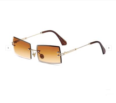 Rimless Frameless Luxury Premium Uv400 Glasses Girls Ladies Men Women