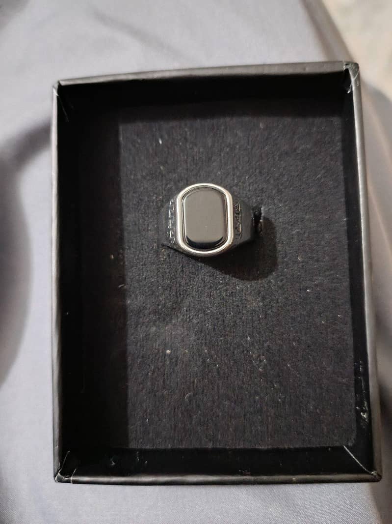 Silver coated ring 0