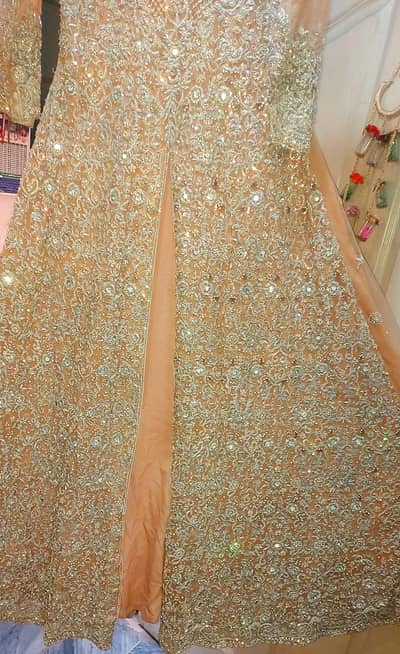Bridal Stone work heavy embellished 3 piece Maxi