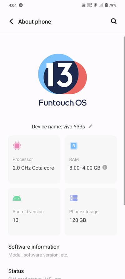 vivo y33s