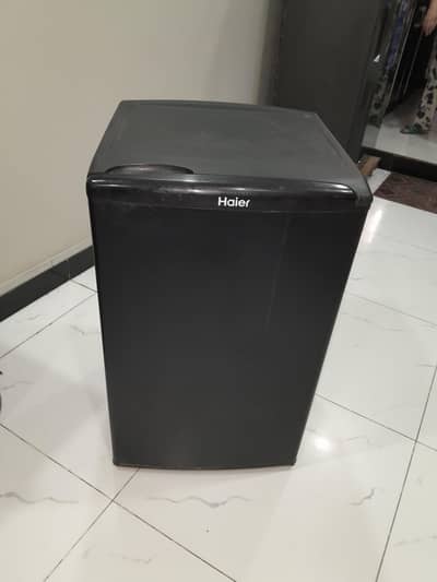 Haier room size fridge.