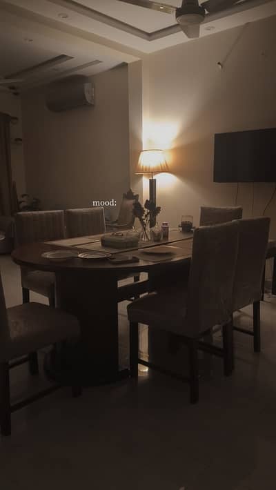 Shesham wood dining table set