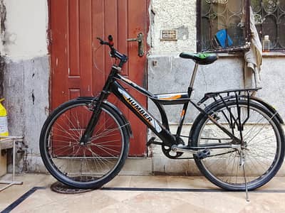 Humber cycle 26 inches black colour single gear