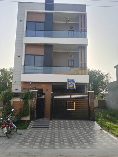 5 Marla Triple Storey House Available For Sale ( Facing Park )