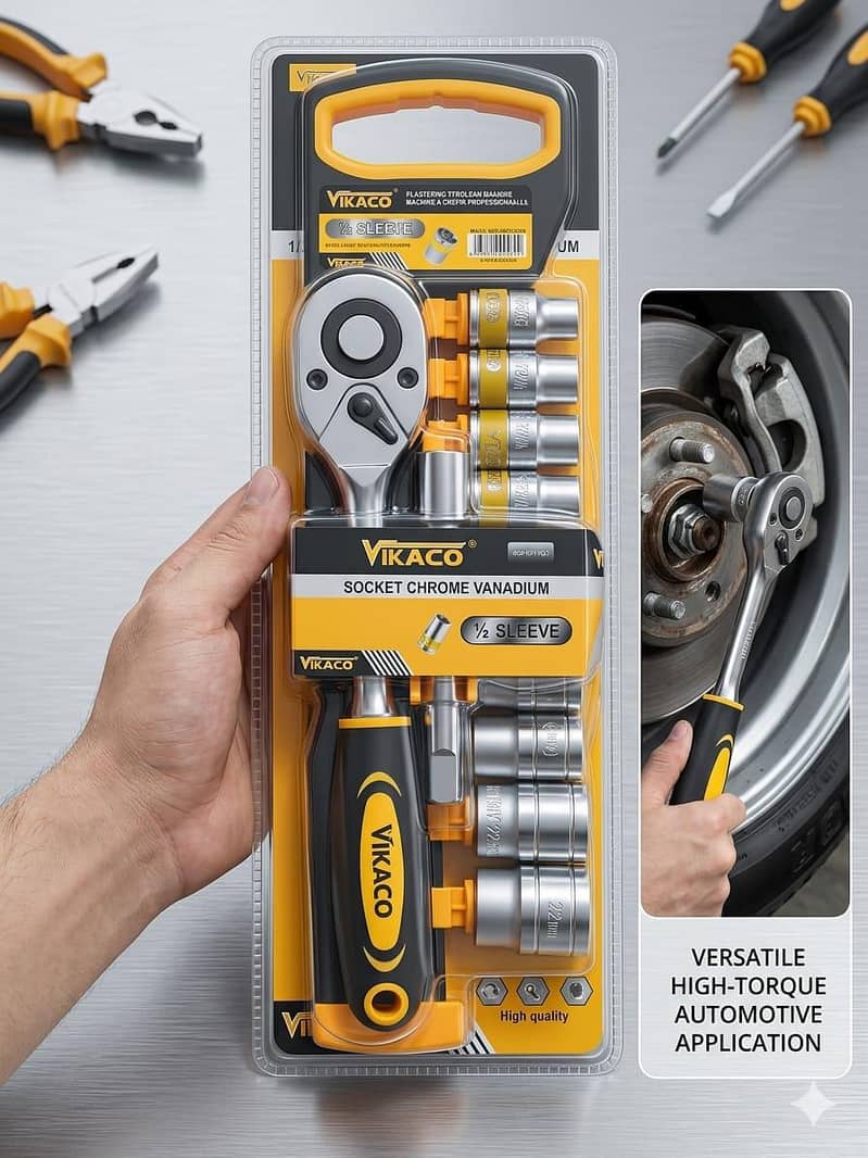 12pcs ½"Dr Socket Set 0