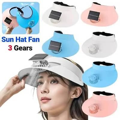 solar fan cap