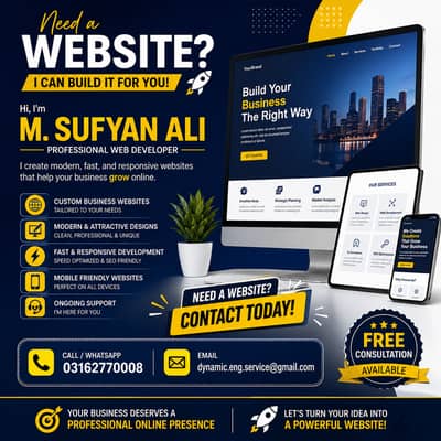 Professional Website Development Services | 03162770008