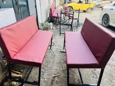 Restaurant sitting Tables And Banch