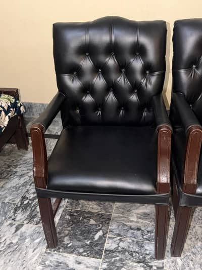 Pair of chairs, can be used for office or bedroom