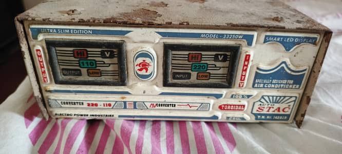 110 window AC stablizer input 220 volt output 110