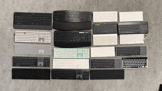 logitech dell hp apple wireless keyboard bluetooth keyboard combo