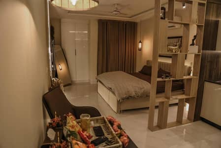 One Bed Luxury Furnished Apartment Available For Rent In Sector D Bahria Town Lahore