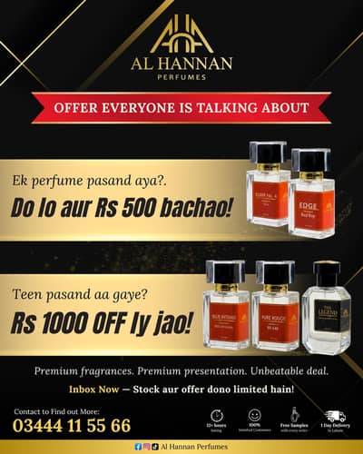  WARNING: Perfumes are selling FAST! 