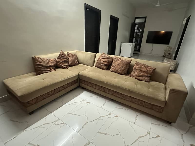 L shaped sofa set 3