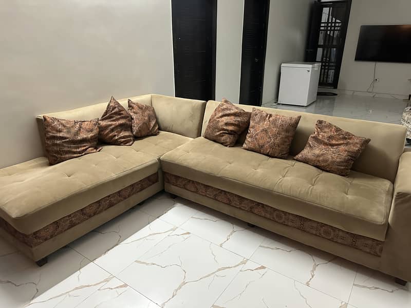 L shaped sofa set 4