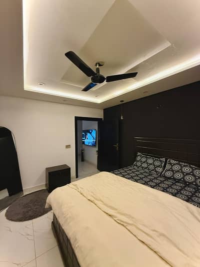 1 Bedroom VIP Full furnish flat per day available in Bahria town Lahore 0300 4561276