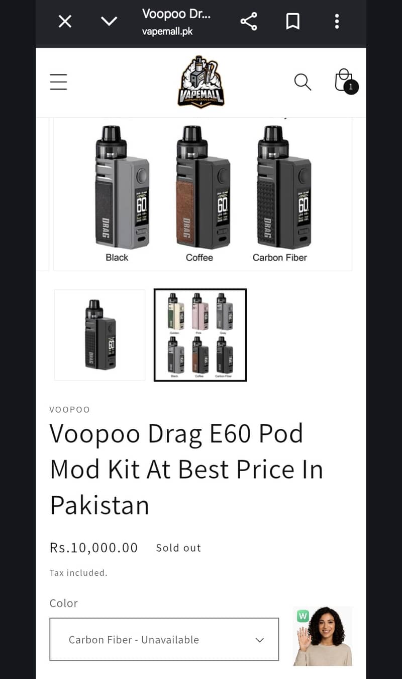 Voopoo Drag E60 Pod Mod Kit 3