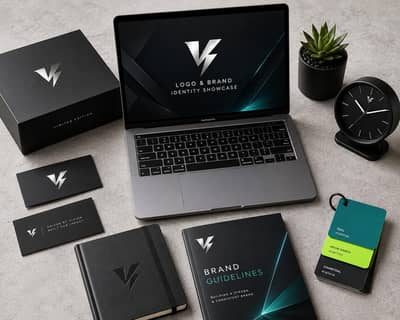 Premium Logo Design & Complete Brand Identity service etc (24 hours)