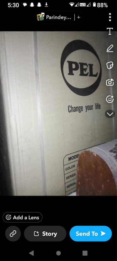 large size tell refrigerator