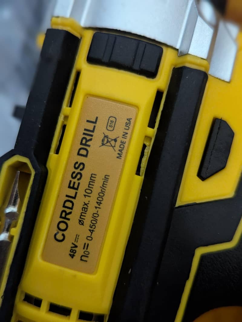 Cordless drill machine 1