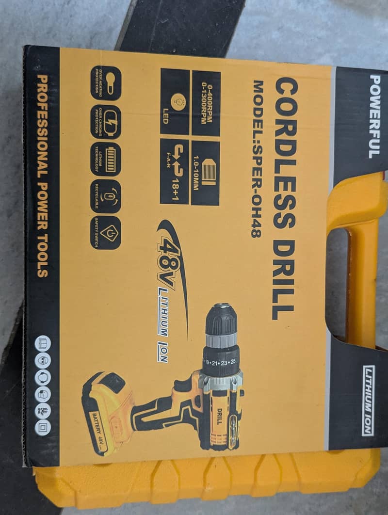 Cordless drill machine 6