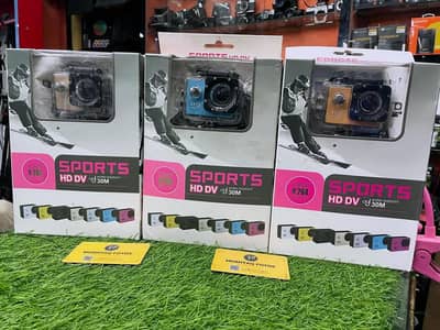 Sports HD Action Camera (Water Proof - Shock Proof) Box Pack