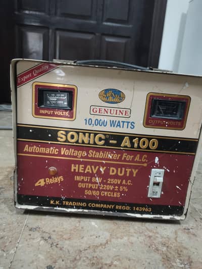 Stabilizer sonic 10000 watts